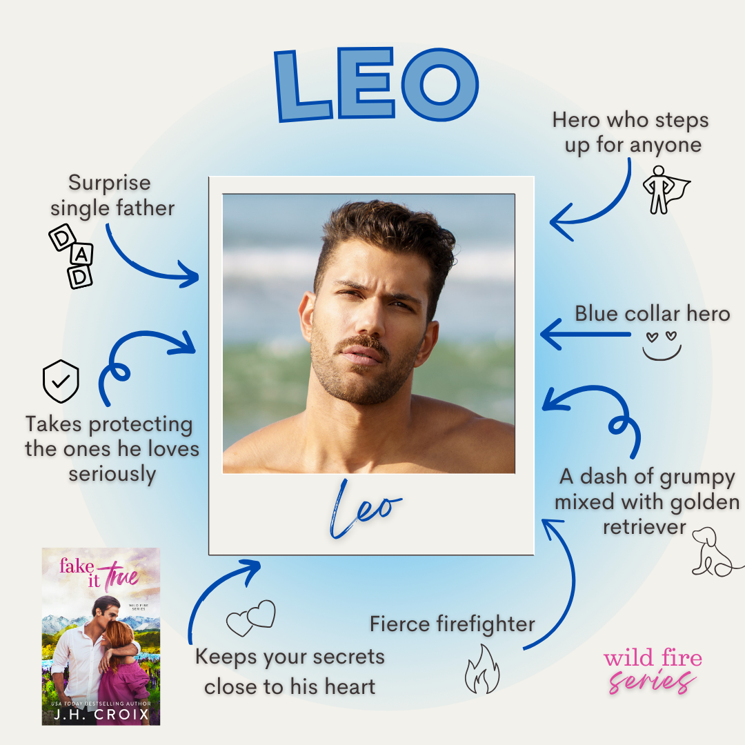 Fake It True (Wild Fire Series Book 3): small town, firefighter, single dad romance