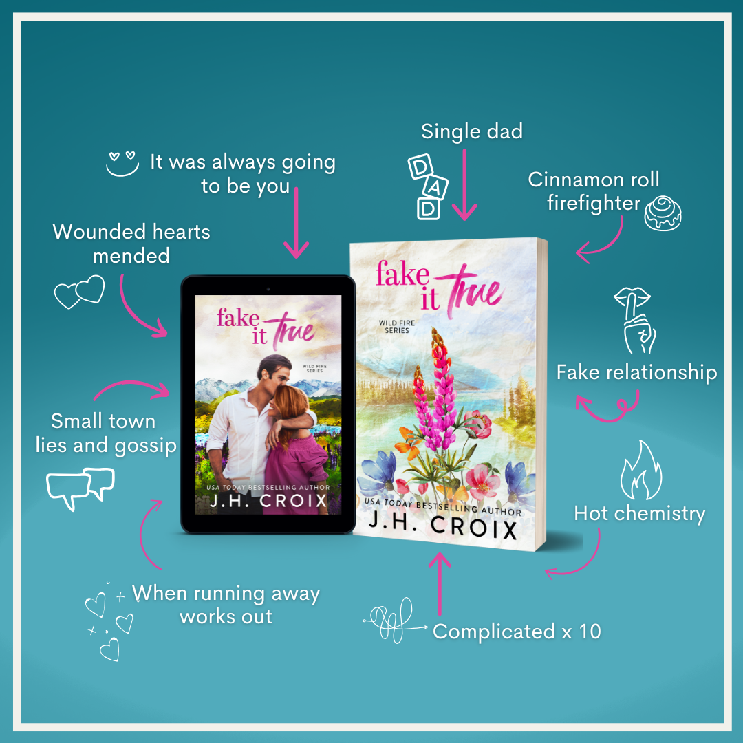 Fake It True (Wild Fire Series Book 3): small town, firefighter, single dad romance