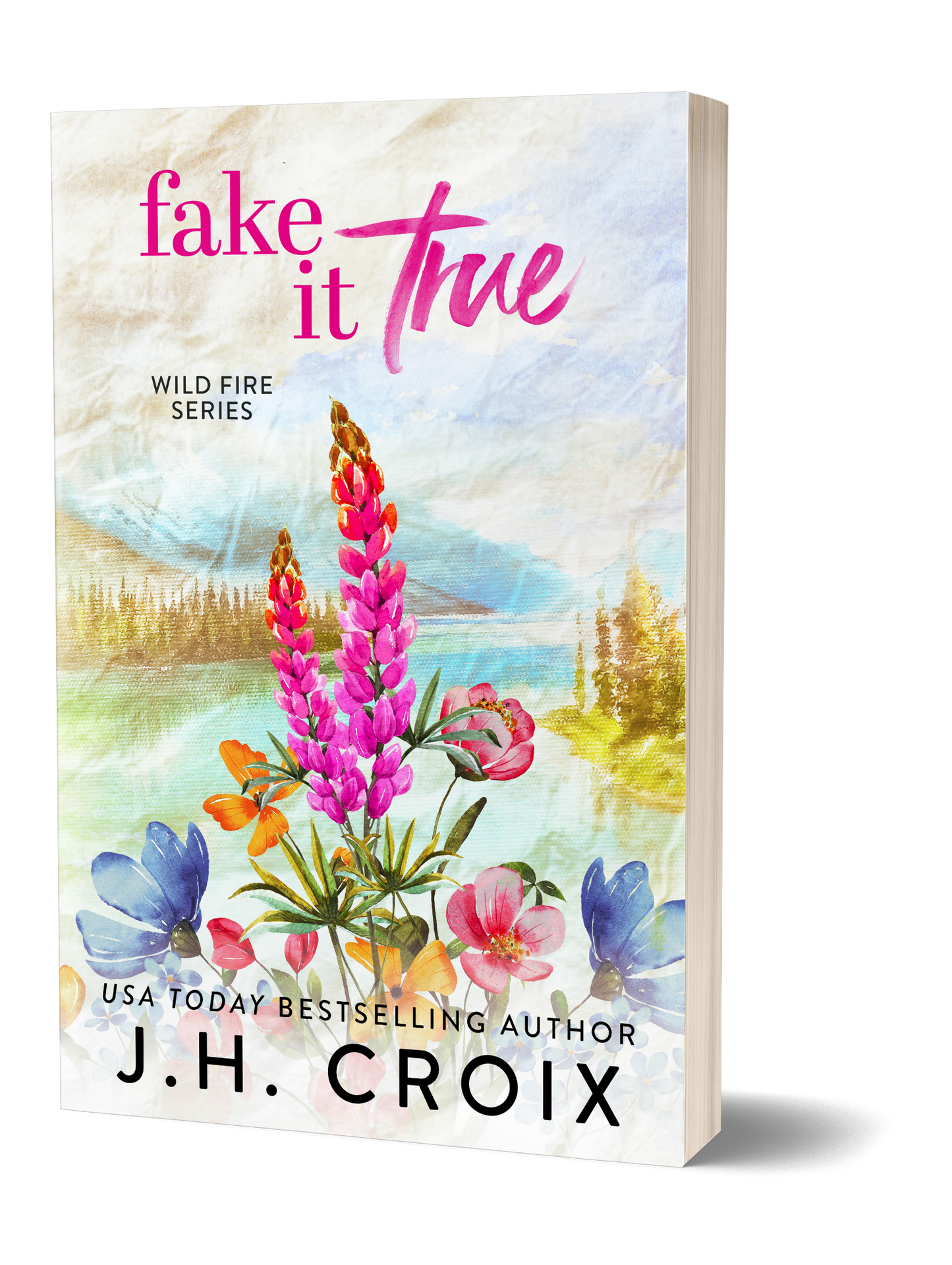 Fake It True (Wild Fire Series Book 3): small town, firefighter, single dad romance