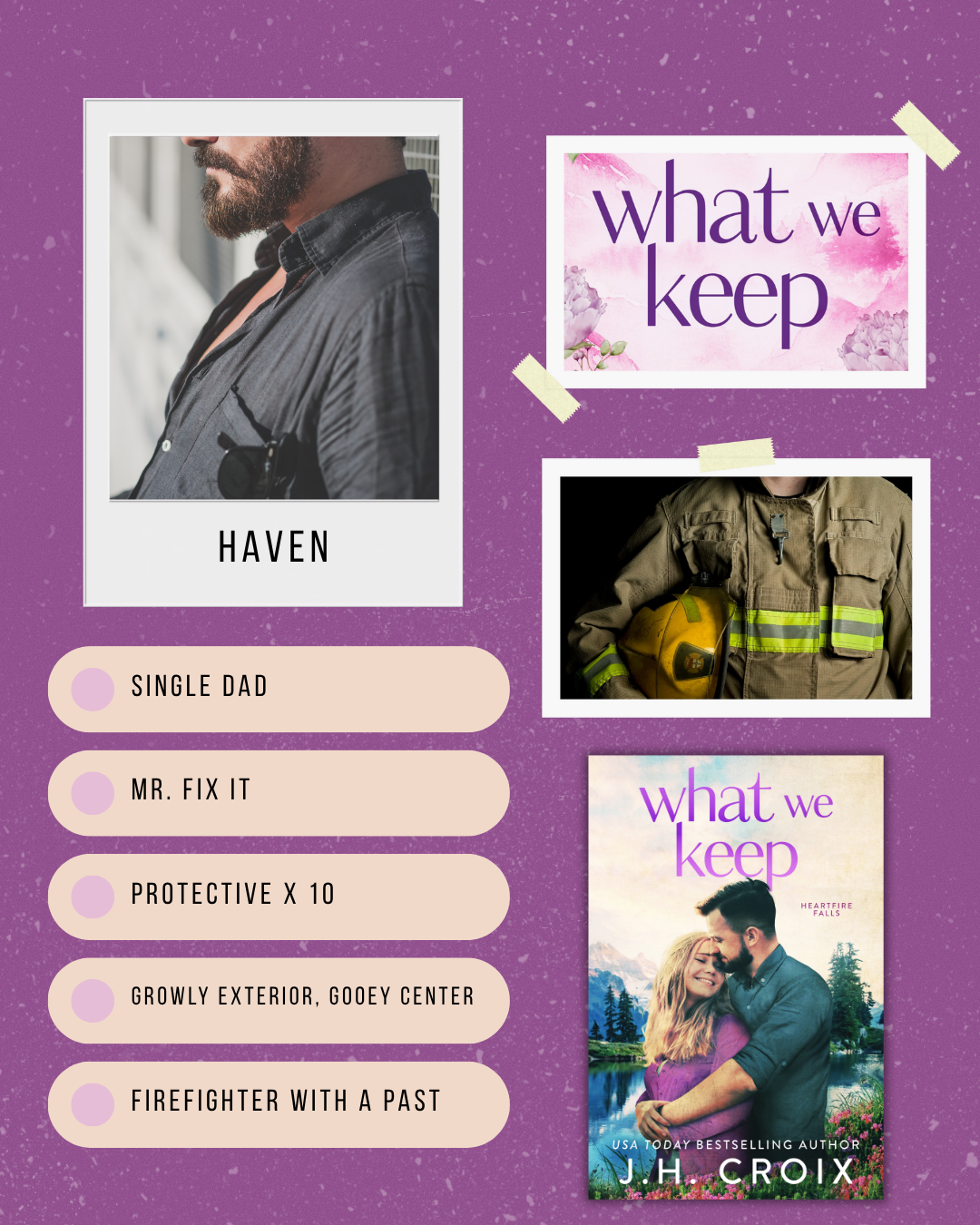 What We Keep (Heartfire Falls Book 1): Couple Cover