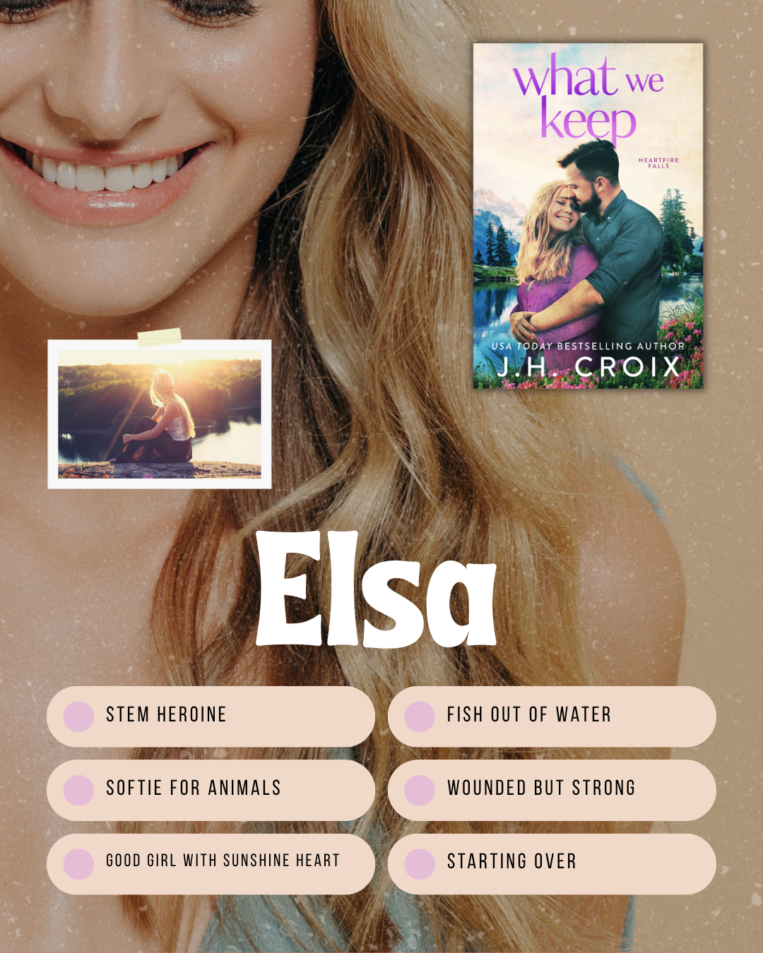 What We Keep (Heartfire Falls Book 1): Couple Cover