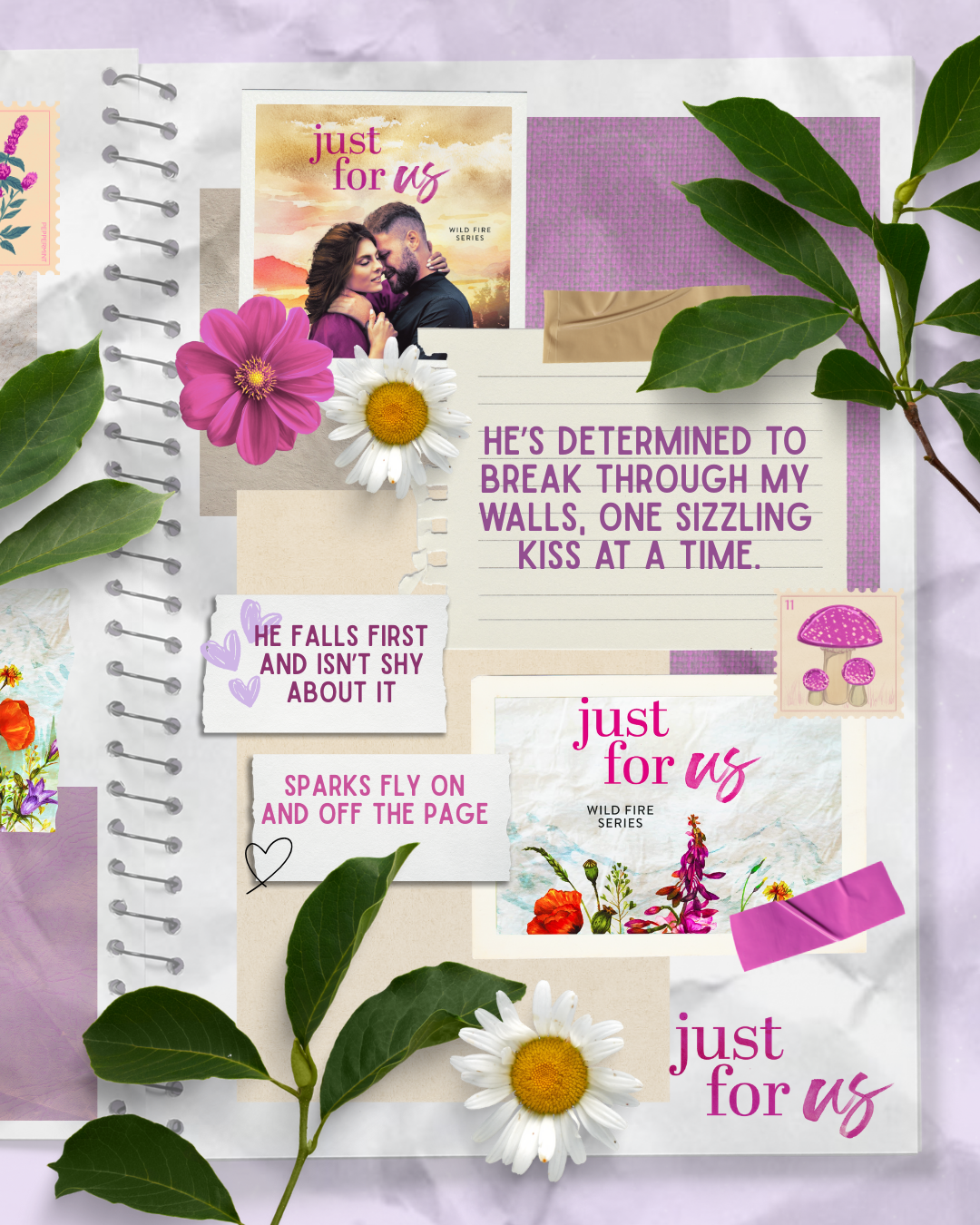 Just For Us (Wild Fire Series Book 5): small town, firefighter romance (Paperback)