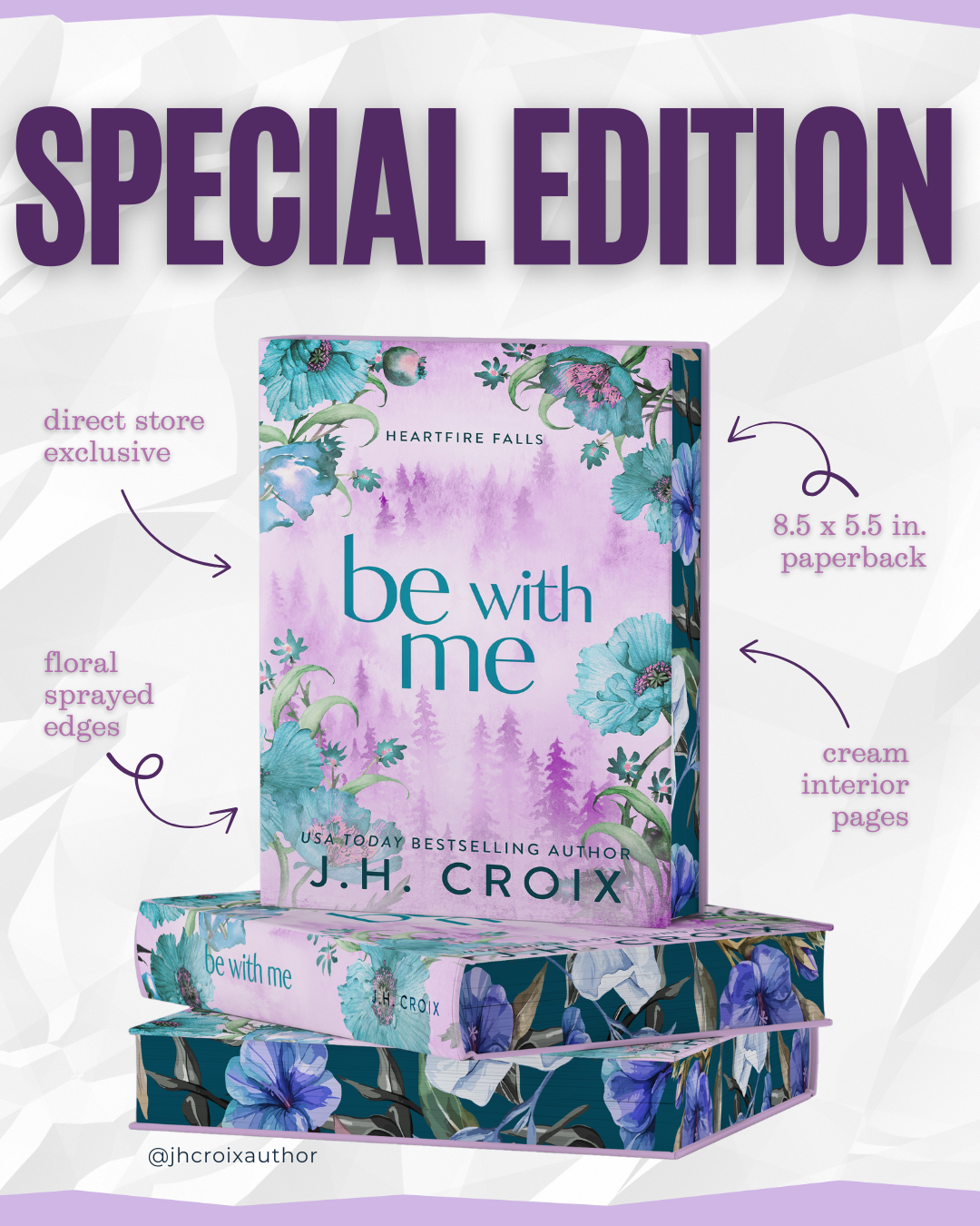 Be With Me (Heartfire Falls Book 3): Special Edition
